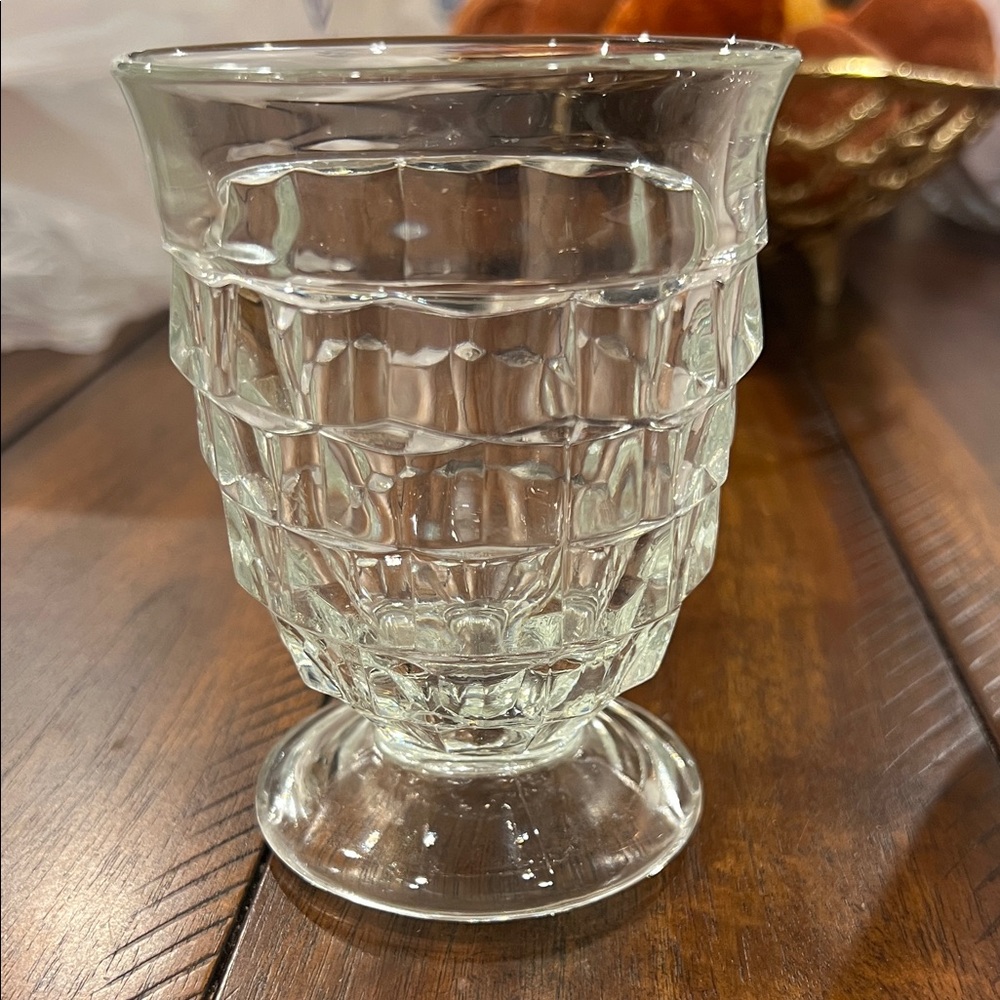 Elegant Clear Fostoria Glass One Cup Goblet Iced Tea